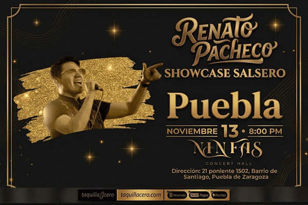 Renato Pacheco: Showcase Salsero - Puebla